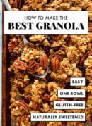 best granola recipe healthy