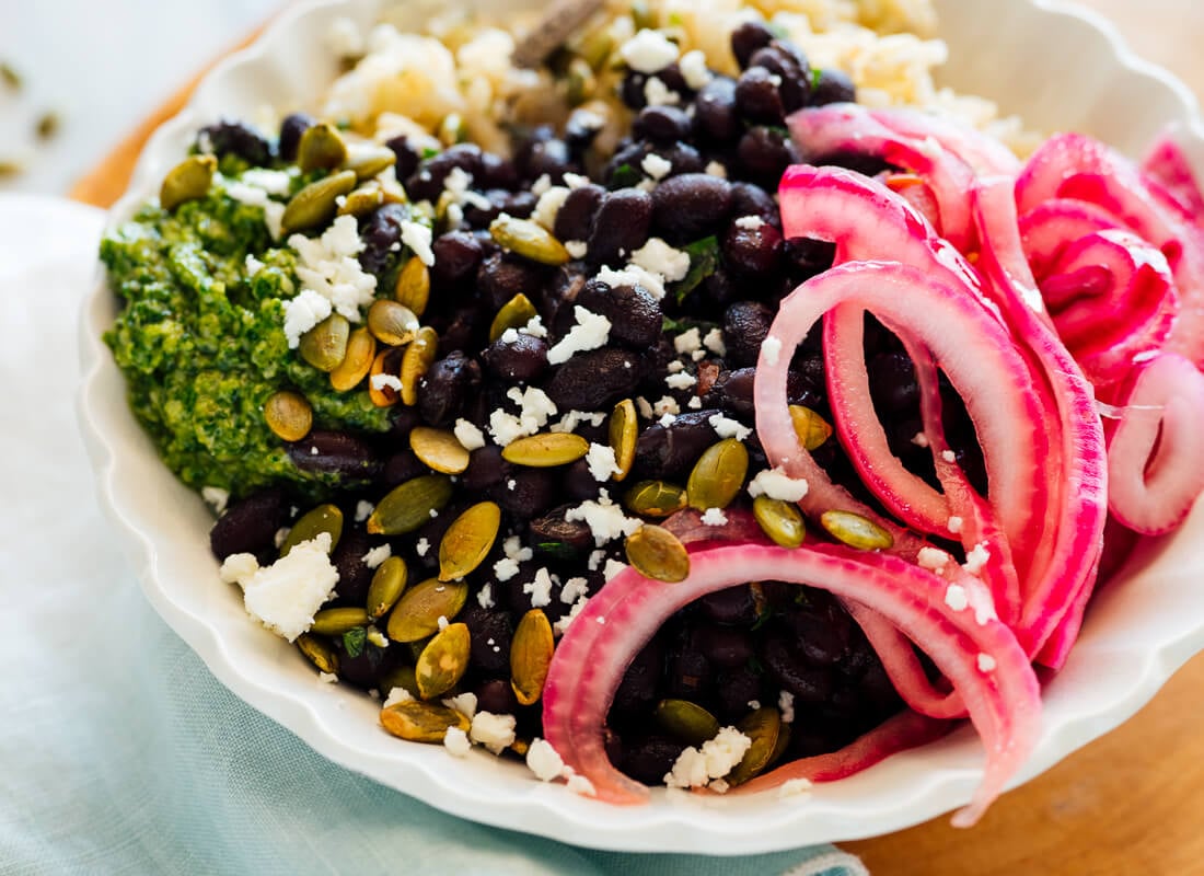 black bean burrito bowl recipe