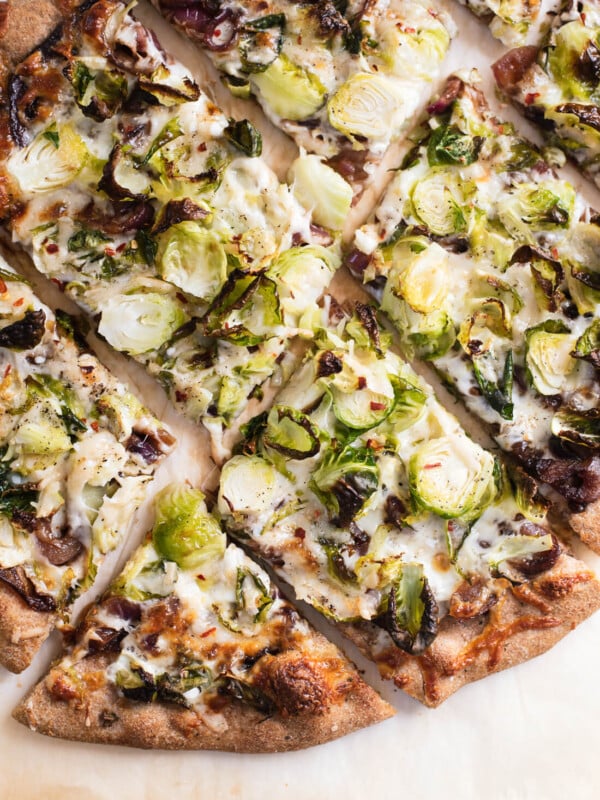 Brussels sprouts pizza recipe