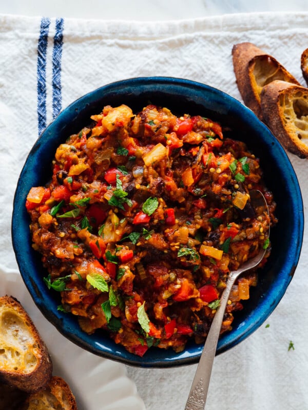 caponata with roasted eggplant