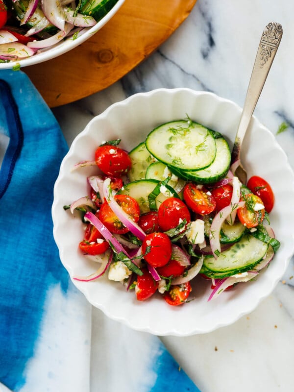 cucumber tomato salad recipe