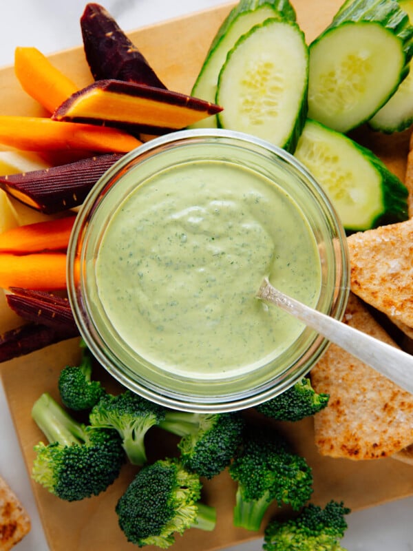 green goddess tahini dip recipe