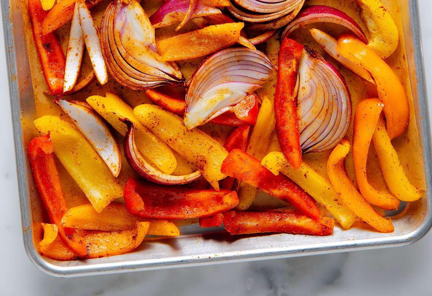 roasted fajita vegetables