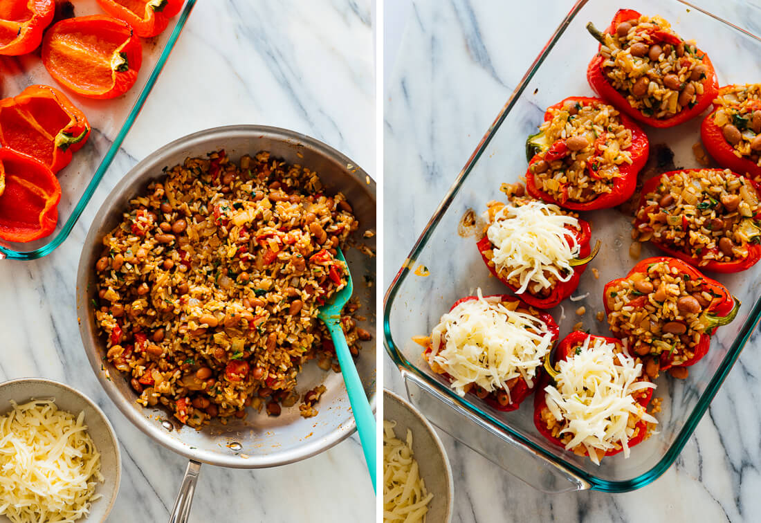 how to make stuffed peppers