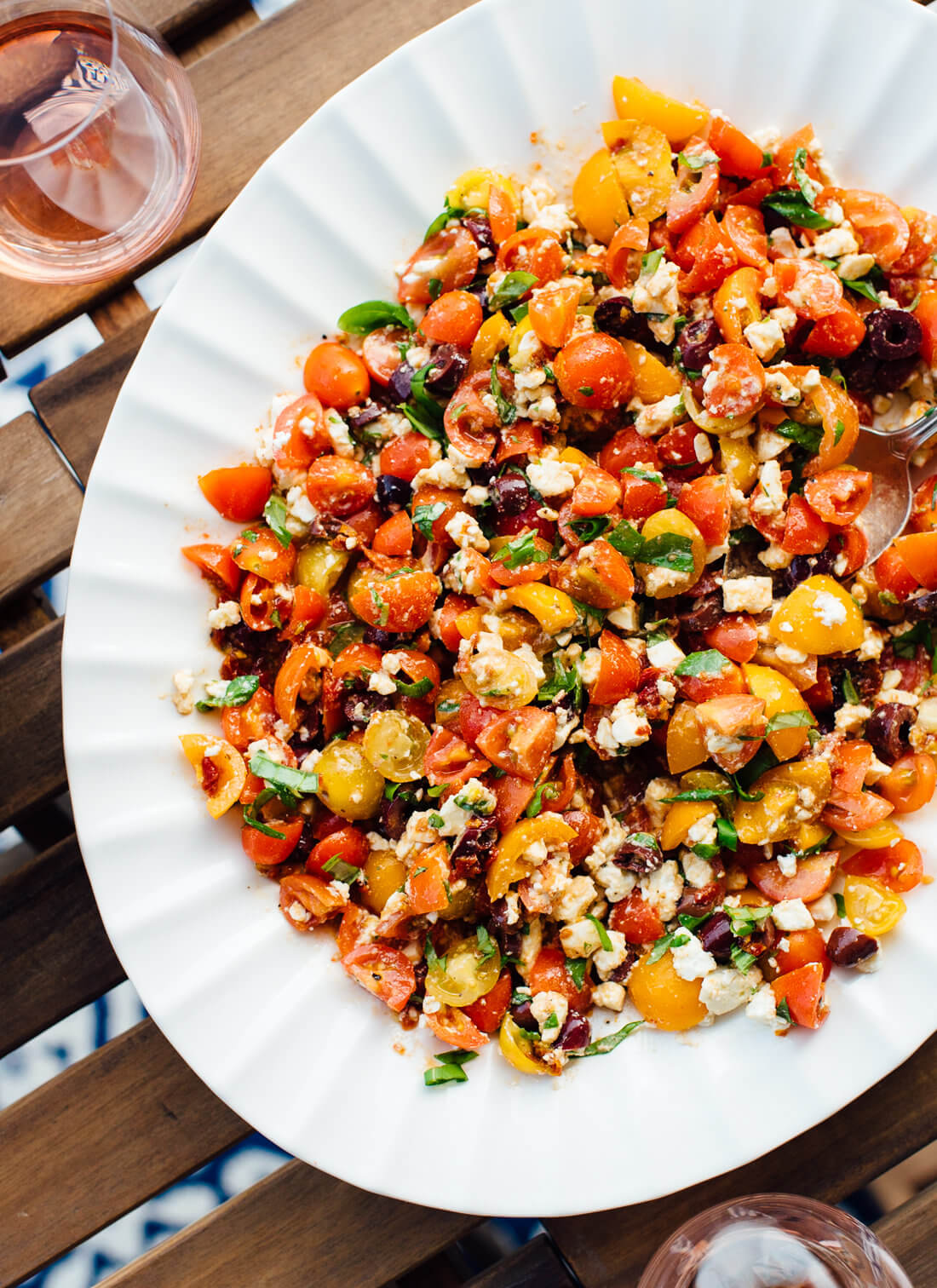 Mediterranean tomato feta dip