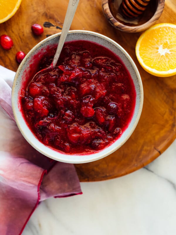 naturally sweetened cranberry sauce recipe