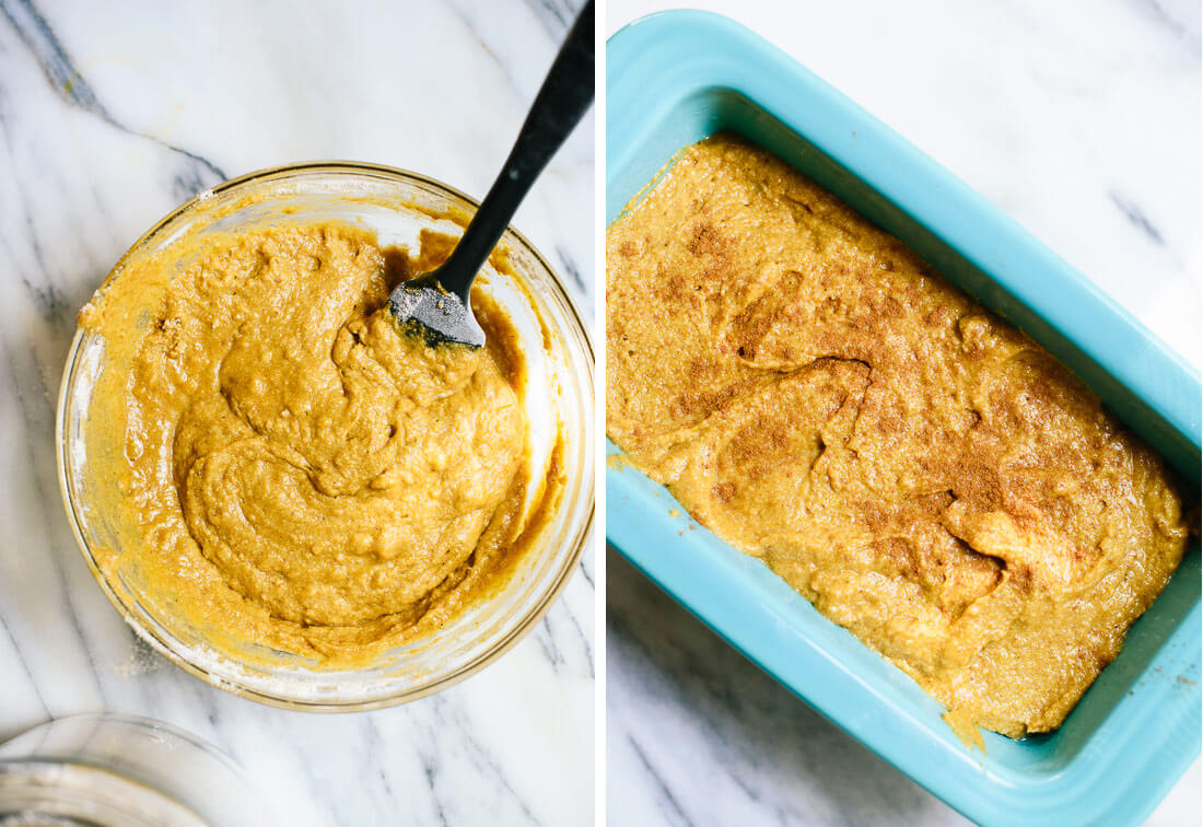 pumpkin bread batter