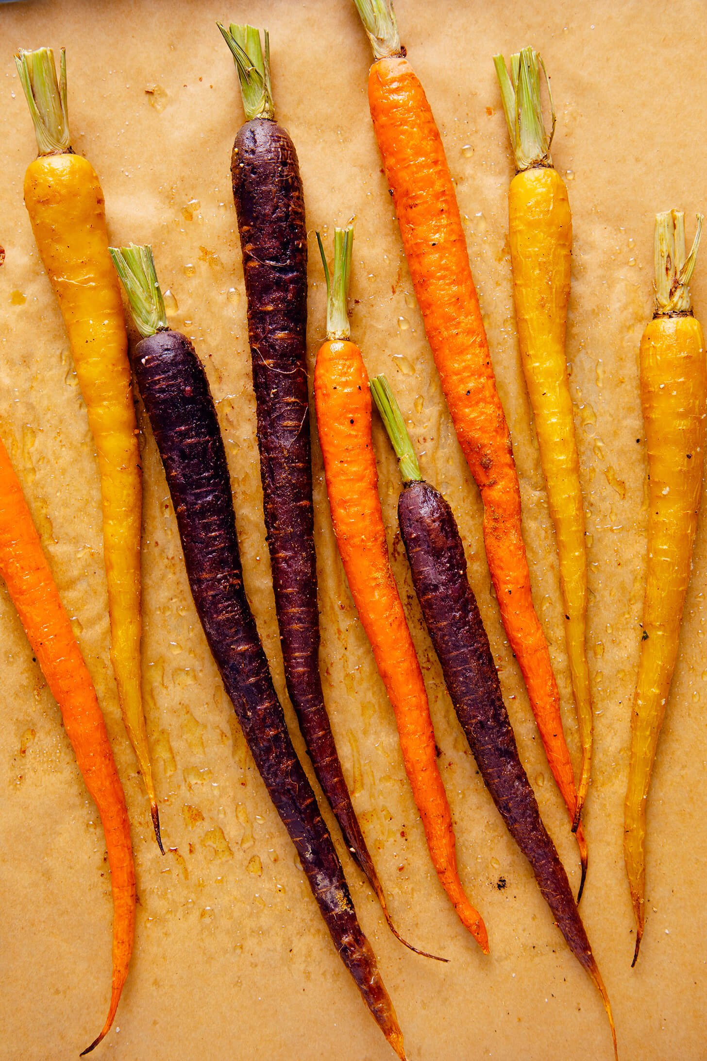 roasted whole carrots