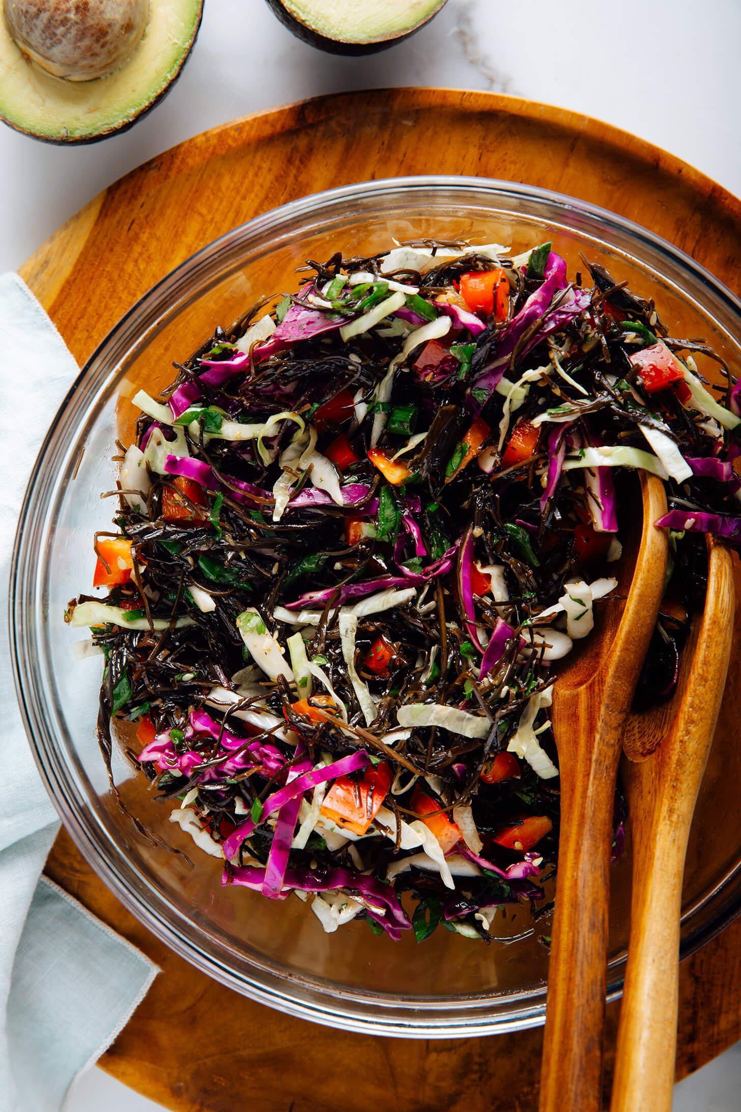 seaweed salad with sesame dressing