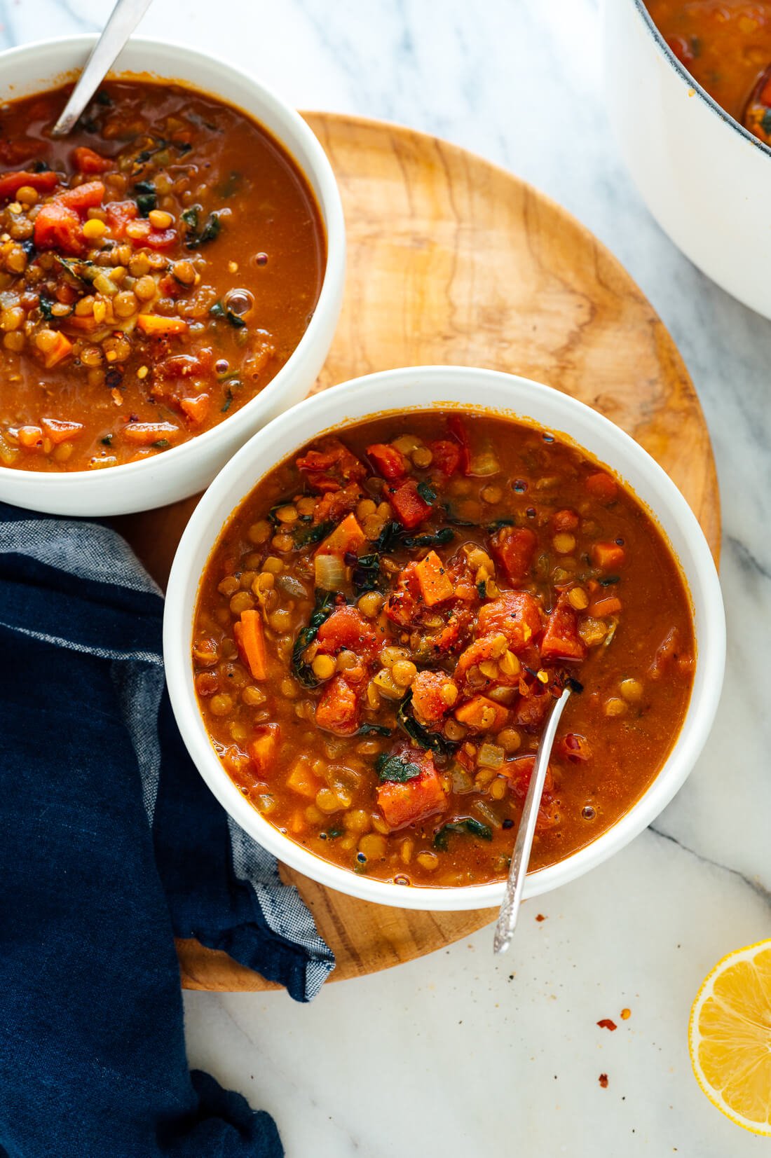 spiced lentil soup recipe