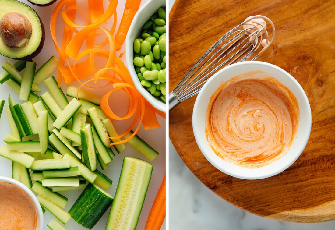 sushi bowl ingredients