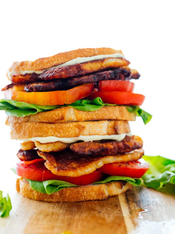 vegetarian BLT sandwich recipe